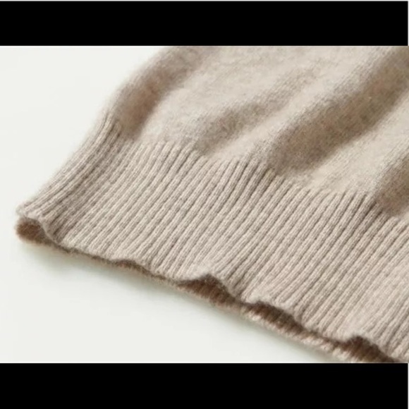 Bexley xios Lamb Wool Brown Gray Full Zip Front Sweater - Picture 10 of 15